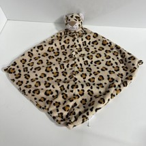 Angel Dear Leopard Print Tan Brown Lovey Baby Security Blanket - $8.55