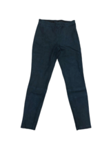 Theory Womens Skinny Fit Trousers Lamb Leather Tonerma Blue Size Us 10 F0500230 - £291.78 GBP