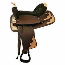 New Synthetic Western Pleasure Trial Horse Saddle Size 12&quot; to 18&quot; Inch - $255.00+