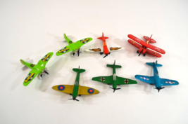 Matchbox Diecast Airplanes LOT Corsair Spitfire Ramrod Wildwing Virgin A... - $38.69