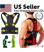 Posture Corrector Support Magnetic Back Shoulder Brace Belt Band For Men... - €10,96 EUR