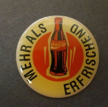 German Coca-Cola lapel pin More than Refreshing - £5.92 GBP