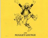 Blue Bucket Restaurant &amp; Nugget Lounge Menu Umatilla Oregon Lost Mine  - £22.07 GBP