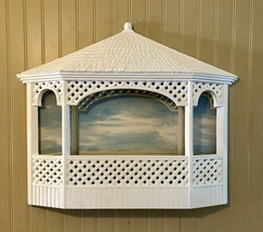 Vintage Burwood Large Gazebo Wall Planter Coastal Beach Ocean Decor - £26.02 GBP