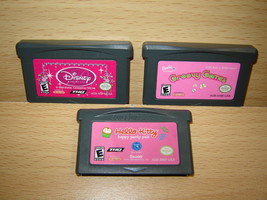 BARBIE + HELLO KITTY + DISNEY PRINCESS Game Boy Advance GBA - $17.95