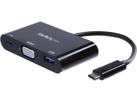 StarTech.com CDP2VGAUACP USB-C to VGA Multifunction Adapter with Power Delivery  - £84.84 GBP