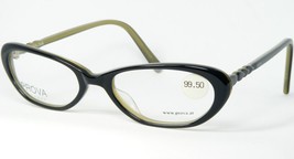 Nos Prova Pl 4 004 Black /OLIVE Green Eyeglasses Glasses Frame 49-17-140mm - $50.65