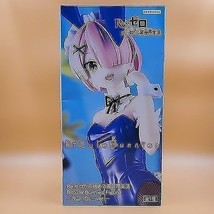 Re Zero Ram BiCute Bunnies Figure Blue ver FuRyu - $20.00
