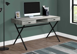 24" Gray and Black Computer Desk With Two Drawers - $7,890.95 MXN