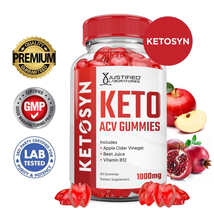 Ketosyn Keto ACV Gummies 1000MG Apple Cider Vinegar 60 Gummys - $39.02