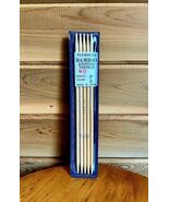 Vintage Plymouth Bamboo Knitting Needles #8 8 Inch Set of 5 - $190.97 MXN
