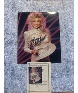 8 X 10 Photo Dolly Parton Authentic Autograph Country Music Singer McKeen COA - $742.50