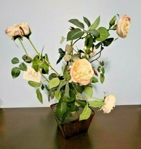 Artistry Designs by American Floral Artists Artificial English Rose Bush (NEW) - £63.26 GBP