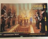Star Trek TNG Profiles Trading Card #58 Lieutenant Worf Michael Dorn - $1.97