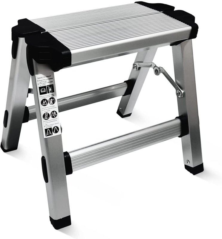 Primary image for Folding Step Stool Small One Step Ladder With 330 lb Large For Kitchen Bathroom 