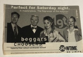 Beggars &amp; Choosers Tv Print Ad Advertisement Carol Kane Charlotte Ross TV1 - £4.68 GBP
