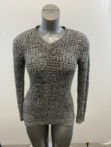 Candy Couture Women&#39;s Size Large Sweater Long Sleeve High Low V Neck Pul... - $10.84 CAD