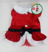 Merry &amp; Bright Mrs.Claus Dog Christmas Pet Costume Size Medium - $5.81