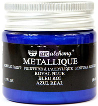 Finnabair Art Alchemy Acrylic Paint 1.7 Fluid Ounces-Metallique Royal Blue - £11.98 GBP