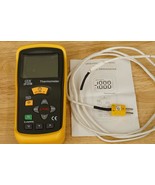 CEM DT-610B Thermocouple Thermometer Electronic Thermometer with Probe K... - £74.00 GBP