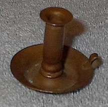 Toy Sample Copper Miniature Hog Scraper Chamber Candle Stick - £7.92 GBP