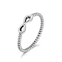 Hot Sale 100% 925 Sterling Silver Trendy Elegant Finger Rings for Women Wedding  - $20.10