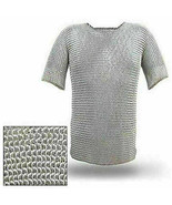 Medieval Aluminum Chainmail Shirt Butted Armor for Role Play For Men HAL... - £68.49 GBP