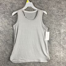 Jones New York Sport Tank Top Small Women&#39;s NWT Gray Adults Polyester Bl... - $16.73 CAD