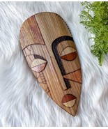 Vintage Hand Carved Yoruba Wood Leaf Mask Osain Orisha Handmade Cuba 2001 - $642.48 MXN