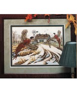 Cross Stitch Pheasants In Flight Knit Vest Plastic Canvas Box Insert Pat... - €8,61 EUR