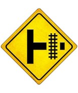 Railroad Crossing Right Novelty Mini Metal Crossing Sign MCX-448 - €14,46 EUR