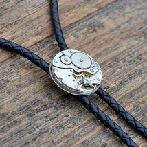 Steampunk Bolo Tie - Genuine Watch Movement - Four Bolo Tip Options - €17,25 EUR