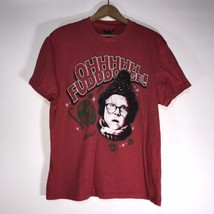A Christmas Story Ralphie Oh Fudge Women’s Red Christmas T-shirt Large GUC - £10.21 GBP