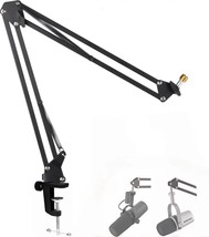 Sm7B And Mv7 Boom Arm, Heavy Duty Mic Arm Desk Mount Adjustable Suspension Mic - £28.37 GBP