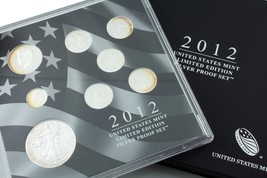 2012 Estados Unidos Mint Edición Limitada de Plata Prueba Juego Original Paquete - £207.41 GBP