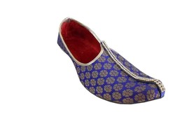 Men Shoes Traditional Handmade Sherwani Mojaries Khussa Flat Jutties US 6-10 - £43.95 GBP