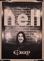 Ozzy Osbourne Signed poster Hell 2001, Original, Vintage, Great Gifts, 7... - $4,511.80 MXN