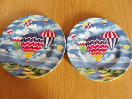 2# Sakura Evolution Melamine Hot Air Balloons Salad Plate 8.5&quot; in Diameter - £6.73 GBP