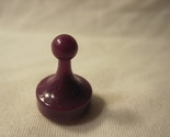 1992 Clue Board Game Piece: Player Pawn: Professor Plum - $2.00