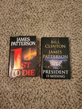 James Patterson Lot of 2 Books The President is Missing &amp; First to Die - £7.81 GBP
