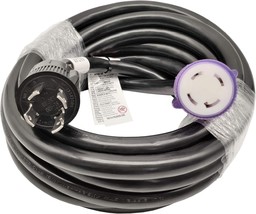 Parkworld Ul Listed 30Amp 4 Prong Generator Transfer Switch Extension, 25 Feet - £41.81 GBP