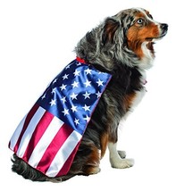 Rasta Imposta USA Flag Cape for Dogs, X-Small - £64.01 GBP
