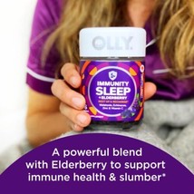 3 BOTTLES EXP12/23 OLLY Sleep Immunity Melatonin Gummy, Vitamin C, Zinc, - £15.22 GBP