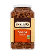 BestBy07/25 Snyder&#39;s of Hanover Pretzel Snaps Crunchy Snack 46 Oz Canister - $80.86 MXN