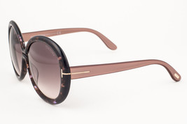 Tom Ford GISELLA Brown Marble / Brown Gradient Sunglasses TF388 50F 58mm - £120.72 GBP