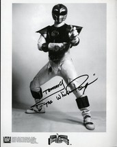 TOMMY THE WHITE POWER RANGER 8 X 10 BW PHOTO AUTO SIGNED - €8,64 EUR