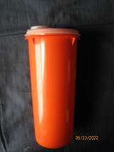 vintage Tupperware #262-4: 32oz Orange Lidded Beverage Container - £7.94 GBP