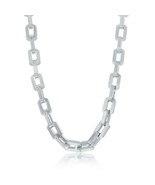 iJewelry2 Stainless Steel Matte Finish Biker Thick Rolo Chain Necklace - $129.35 CAD