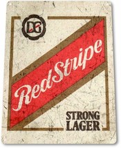 Red Stripe Beer Logo Jamaican Lager Retro Wall Decor Bar Large Tin Sign - $21.95