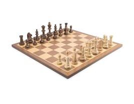 Standard wooden tournament chess set  ESSEN STAUNTON - weighted,felted p... - $93.56